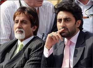 Abhishek Bachchan family photos father Amitabh Bachchan