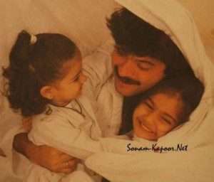 Sonam Kapoor childhood pictures 2