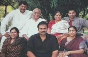 Chiranjeevi parents father Konidela Venkat Rao and mother Anjana Devi
