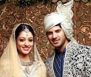 Mammootty children son Dulquer Salman and daughter in law Amal Sufiya