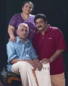 Mohanlal parents father Viswanathan Nair and mother Santhakumari