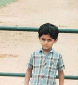 Telugu actor Nithiin Kumar Reddy Childhood pictures
