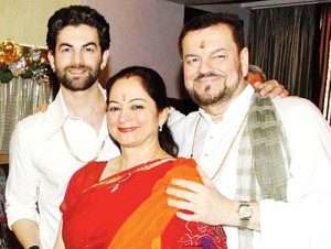 Neil Nitin Mukesh Parents mother Nishi Mukesh
