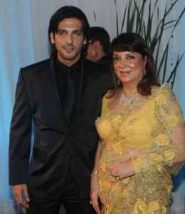 Zayed Khan Parents mother Zarine Khan