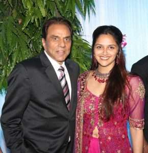 Ahana Deol Parents father Dharmendra