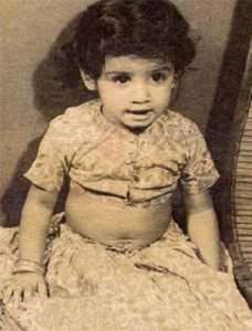 Raveena Tandon Childhood pictures 1
